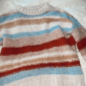 american eagle striped sweater